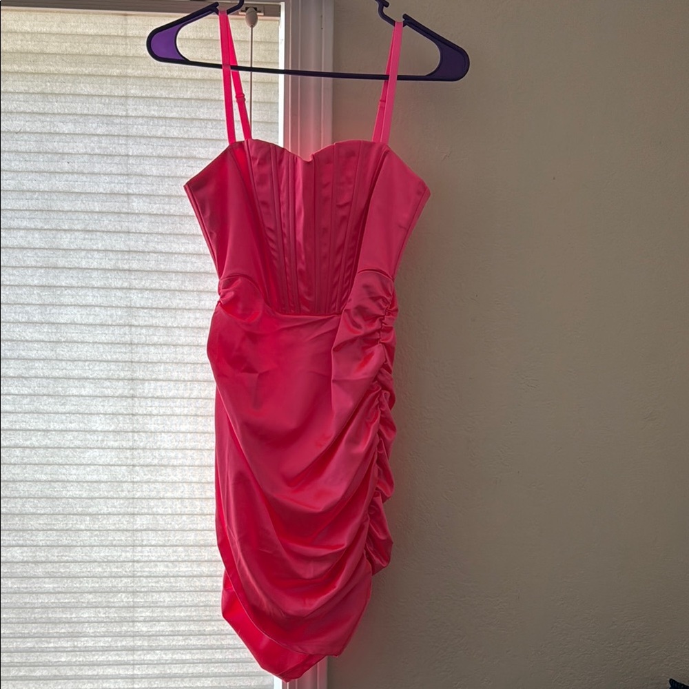 Pink Mini Bodycon Dress
